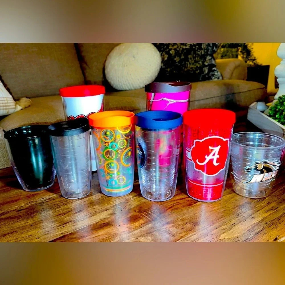 Sale 15Pc Bundle: Tervis Tumblers/Cups Assorted Styles/Sizes/Colors